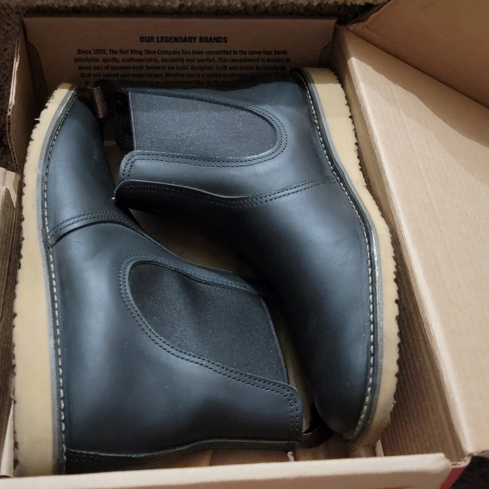 Red Wing Black Weeknder Chelsea Work Boot